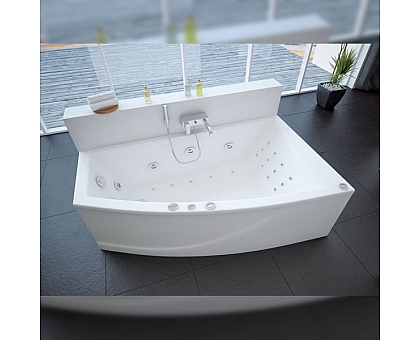 Ванна акриловая АКВАТЕК Оракул 180х125 с гидромассажем Premium (пневмоуправление)