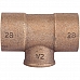 Sanha  4130g тройник ВП-ВР-ВП, бронза28x1/2x28, для медных труб под пайку