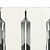 ROMMER  Profi 500 (AL500-80-80-100) 4 секции радиатор алюминиевый (RAL9016)