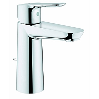 Смеситель для раковины Grohe BauEdge с донным клапаном M-Size 23758000 хром