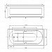Ванна Акриловая АКВАТЕК Лея 170x75 с гидромассажем Standard (электроуправление)