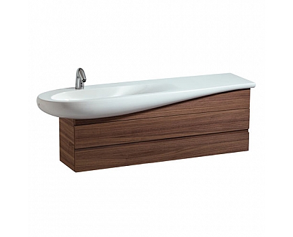 Шкаф под раковину Laufen IL Bagno Alessi 135cm (орех) 4.2436.0.097.630.1