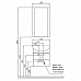 Шкаф-пенал подвесной Акватон Ария М (1A124403AA010) белый