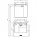 Тумба под раковину Акватон Стоун 80x65 1A228201SX850 сосна арлингтон