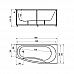 Ванна акриловая АКВАТЕК Пандора 160х75 L (без гидромассажа) PAN160-0000078
