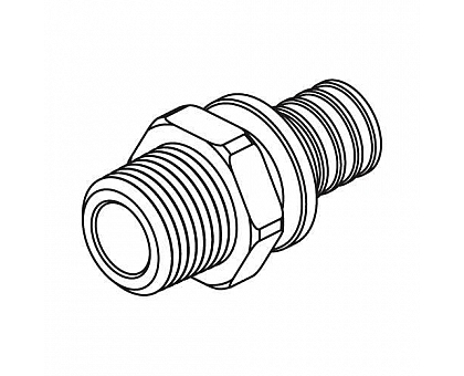 REHAU  RAUTITAN GAS Переходник с наружной резьбой 20-R 1/2