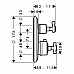 Термостат с запорным вентилем Axor Montreux 16800000
