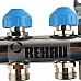 REHAU  Распределительный коллектор HKV-D на 2 контура (нерж .сталь)
