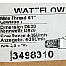 Watts  Вентиль баланс.НP SRV-AG20 с расходомером(1,4-36л/м)