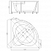 Ванна акриловая АКВАТЕК Ума 145x145 UMA145-0000001 (без гидромассажа)