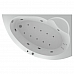 Ванна акриловая АКВАТЕК Аякс 2 170х110 с гидромассажем Flat Chrome (пневмоуправление)